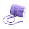 Soft Nylon Cord, Flat, Lilac, 5x3mm, about 21.87 yards(20m)/roll