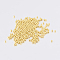 201 Stainless Steel Solid Round Beads, No Hole, Golden, 1mm