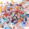 Glass Seed Beads, Mixed Style, Round, Mixed Color, 4x3mm, Hole: 1mm, about 11110pcs/1000g