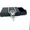 Vintage Viking Skull Eagle Pendant Stainless Steel Men's Necklaces, Stainless Steel Color