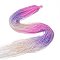 Transparent Gradient Color Glass Beads Strands, Faceted Round, Hot Pink, 2mm, Hole: 0.8mm, about 160~178pcs/strand, 13.58 ~14.17 inch(34.5~36cm)