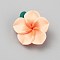 Handmade Polymer Clay Beads, Flower, Bisque, 10~13x21~26x21~26mm, Hole: 1.8mm