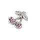 Латунные микро проложить кубического циркония подвески KK-M322-48P-04-2