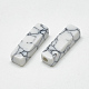 Синтетические бирюзовые бусины TURQ-S290-71A-01-1