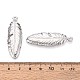 Подвески из перьев из нержавеющей стали 304 STAS-T067-32P-3