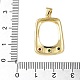 Латунные микро проложить кубического циркония подвески KK-A252-14A-G-3