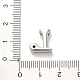 Стойки обшивки латунь кубического циркония бусы KK-L210-008P-L-3