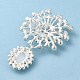 Цинк подвески Rhinestone сплава PALLOY-Z017-01C-S-2