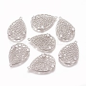 Латунные микро проложить кубического циркония подвески KK-F803-07P-NF