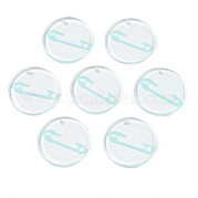 Прозрачные смоляные подвески RESI-N030-005D