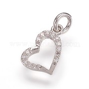 Латунные микро проложить кубического циркония подвески ZIRC-K070-39P