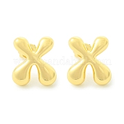 Серьги из латуни с покрытием стойки EJEW-S222-01G-X