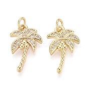 Латунные микро проложить кубического циркония подвески KK-T071-126G