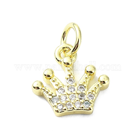 Латунные микро проложить кубического циркония подвески KK-H475-26A-02G-1