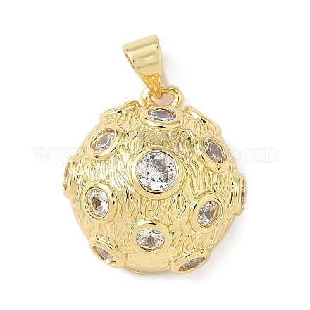 Латунные микро проложить кубического циркония подвески KK-L239-031G-1
