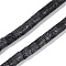 Frosted Natural Lava Rock Beads Strands, Column, 4x4mm, Hole: 1mm, about 100pcs/strand, 15.94''(40.5cm)