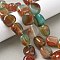 Natural Agate Beads Strands, Dyed & Heated, Nuggets, Tumbled Stone, Mixed Color, 14~15x10~14x8~9.5mm, Hole: 1.6mm, about 12~13pcs/strand, 7.09~7.48''(18~19cm)