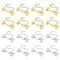 Zinc Alloy Chandelier Components Links, with Alloy Lobster Claw Clasps and Iron Chains, Antique Silver & Golden, 78mm, 20pcs/color