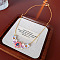 Brass Rhinestone & Imitation Pearl Colorful Flower Bib Necklaces, with Enamel, Golden, 19.57 inch(49.7cm)