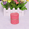 Lace Linen Rolls, Jute Ribbons For Craft Making, Hot Pink, 60mm, 2m/roll