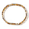 Vintage Ethnic Style Glass Seed Beads Stretch Bracelets for Women, Rectangle, Mixed Color, Inner Diameter: 6-1/4 inch(16cm)~6-1/2 inch(16.5cm)