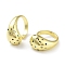 Brass with Colorful Cubic Zirconia Open Cuff Rings, Cadmium Free & Lead Free, Teardrop, Real 16K Gold Plated, Inner Diameter: 17mm