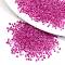 12/0 Glass Seed Beads, Transparent Inside Colours, Round Hole, Round, Medium Violet Red, 12/0, 2~2.5x1.5~2mm, Hole: 0.8mm, about 6666pcs/100g