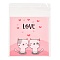 Plastic Bakeware Bag, with Self-adhesive, for Chocolate, Candy, Cookies, Cat Pattern, 13x10x0.03cm, about 95~100pcs/bag