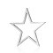 Tarnish Resistant 201 Stainless Steel Linking Rings, Star, Stainless Steel Color, 17.5x18x1mm, Hole: 12x9mm