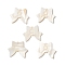 Natural Freshwater Shell Pendants, Bowknot Charms, 22.5~23x27.5~28x2~3mm, Hole: 1.6mm