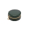 PU Leather Jewelry Box, with Foam Mat, Flat Round, Dark Slate Gray, 10.05x4.85cm