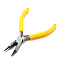 Carbon Steel Pliers, Jewelry Making Supplies, Round Nose Pliers, Yellow