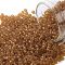 TOHO Round Seed Beads, Japanese Seed Beads, (2CF) Matte Dark Topaz, 11/0, 2.2mm, Hole: 0.8mm, about 5555pcs/50g