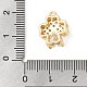 Латунные микропаве прозрачные кубические циркониевые подвески KK-R219-30G-3