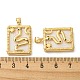 Латунные подвески KK-L209-020G-3