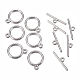 Застежки тоггл в тибетском стиле  TIBE-A12208-P-NR-1