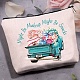 Мешки для хранения из поликоттонового холста ABAG-WH0029-053-6