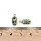 Прямоугольные подвески из натуральной африканской бирюзы (яшмы) STAS-I325-141B-G-3