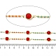 Латунные эмалевые плоские круглые звенья цепи CHS-H112-08G-3