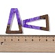 Подвески из смолы и дерева WOOD-F015-10H-3