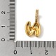Латунные микро проложить кубического циркония подвески KK-K345-13N-G-3