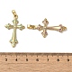 Латунные микро проложить кубического циркония подвески KK-C058-18G-3