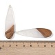 Большие подвески из смолы и дерева WOOD-F015-08F-3