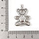 Латунные микро проложить кубического циркония подвески KK-P300-03P-02-3