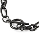 Браслеты-цепочки Figaro из нержавеющей стали 304 унисекс BJEW-H541-06A-EB-2