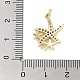 Подвески из латуни с покрытием из прозрачного кубического циркония KK-M293-09G-3