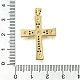 Подвески из латуни с прозрачным фианитом KK-M101-05G-03-3