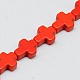 Синтетических нитей бирюзовые бусы TURQ-G112-8x10mm-04-1