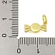 Подвески из латуни с эмалью в стойку KK-U021-04F-G-3