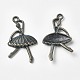 Латунные подвески KK-WH0033-08ABG-1